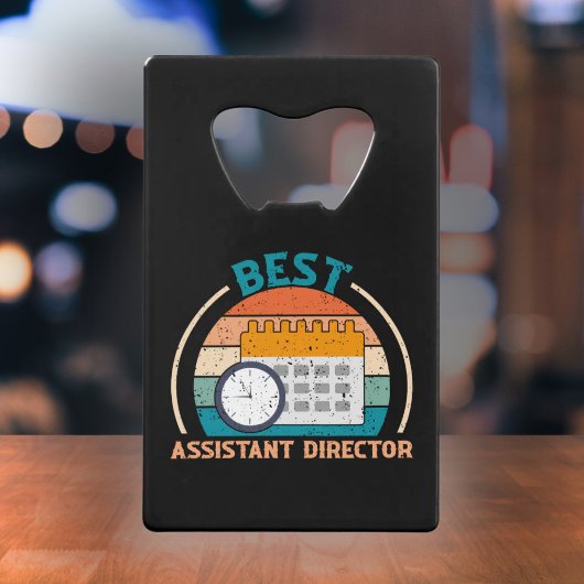Beste Assistent Regisseur - Film Crew Gift Creditkaart Flessenopener