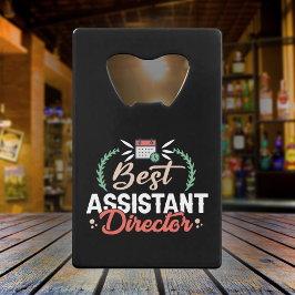 Beste Assistent Regisseur - Film Crew Gift Creditkaart Flessenopener