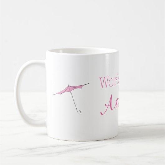 Beste assistent ter wereld koffiemok (Links)