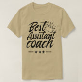 Beste assistent-trainer t-shirt (Design voorkant)