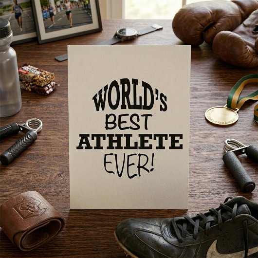 Beste atleet ter wereld ooit kaart