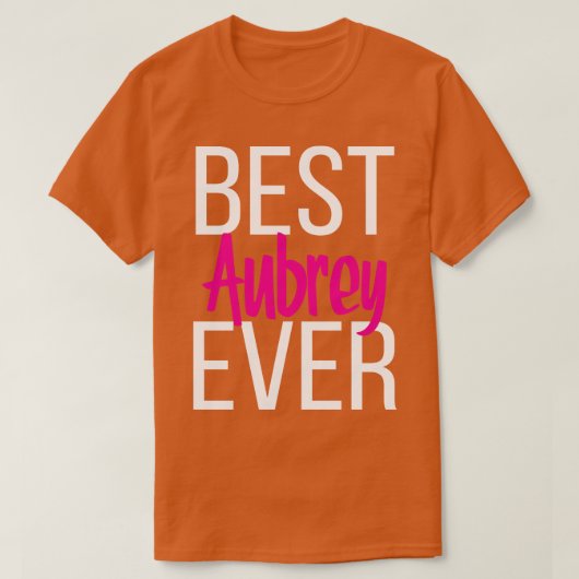 Beste Aubrey ooit 3 T-shirt (Design voorkant)