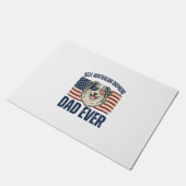 Beste Australian Shepherd vader ooit Patriotisch Deurmat (Schuin)