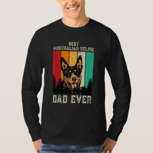 beste Australische Kelpie Pap Oog vaders D T-shirt