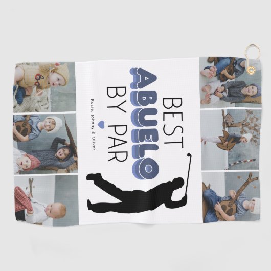 Beste auteur van foto's van fotocollage Golfhanddo Golfhanddoek (Horizontaal)