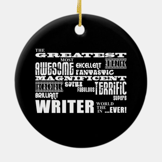 Beste auteurs en schrijvers : Grootste schrijver Keramisch Ornament (Achterkant)