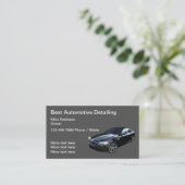 Beste Auto Detailing Visitekaartjes Design (Staand voorkant)
