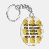 Beste AutoCorrect Acryl Sleutelhanger (Voorkant Links)