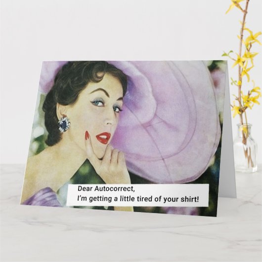 Beste AutoCorrectie Kaart (Gele Bloem)