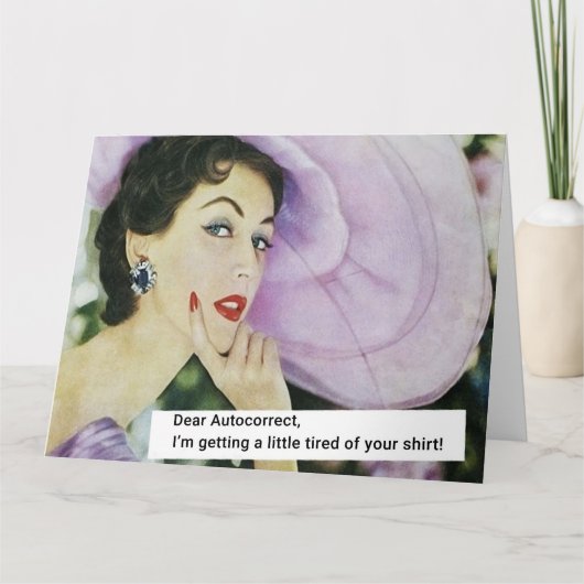 Beste AutoCorrectie Kaart (Voorkant)