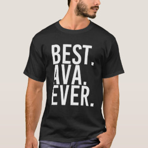 BESTE AVA OOIT Gift Naam Grappige Gepersonaliseerd T-shirt
