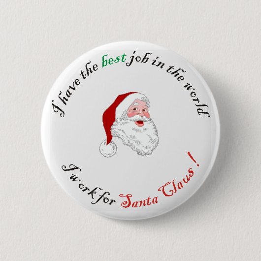 Beste baan ter wereld ronde button 5,7 cm (Voorkant)