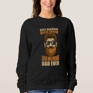 Beste Baard Beer Minnende Ierse Wolfshond Vader Trui