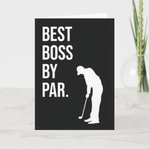 Beste Baas Door Par Funny Golf Kaarten Voor Werkge