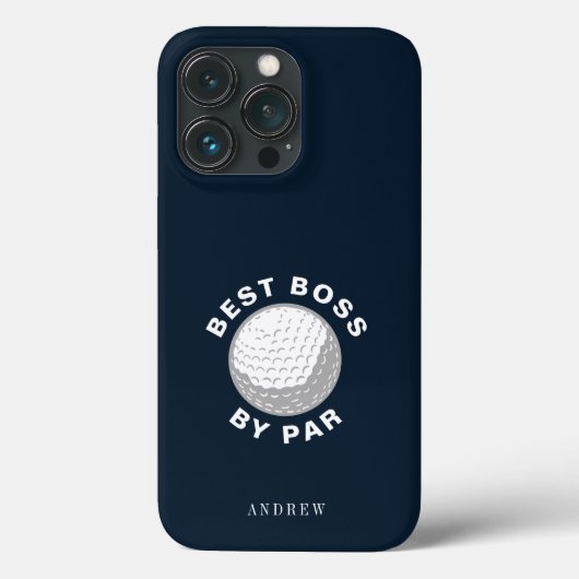 Beste Baas Door Par Gepersonaliseerd Case-Mate iPhone Case (Achterkant)