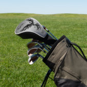 Beste Baas door Par Rising Phoenix Monogram Initia Golfheadcover (Insitu)