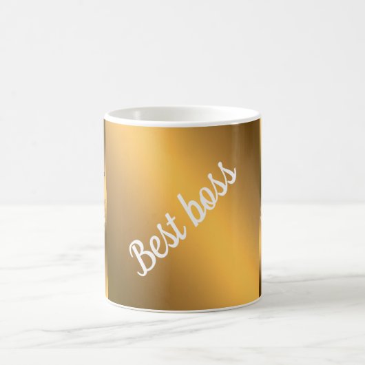 Beste baas GOLD Koffiemok (Center)