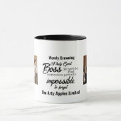 Beste baas met team foto Mok (Midden)