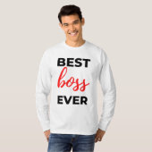 Beste baas ooit 2 t-shirt (Voorkant volledig)