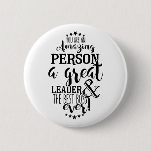 Beste baas ooit badge ronde button 5,7 cm