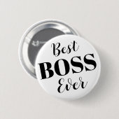 Beste baas ooit badge ronde button 5,7 cm (Voorkant /achterkant)