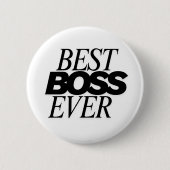 Beste baas ooit Button badge | Leuke werknemer app (Voorkant)