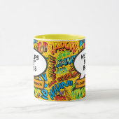Beste Baas Ooit Fun Retro Pop Art Stripboek Mok (Midden)