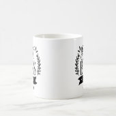 Beste baas ooit gepersonaliseerde krans koffiemok (Center)