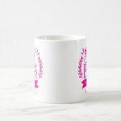 Beste baas ooit gepersonaliseerde krans koffiemok (Center)