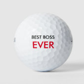 Beste baas ooit golfballen (Voorkant)