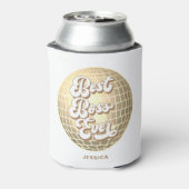 Beste baas ooit | Gouden discobal | Aangepaste naa Blikjeskoeler (Blikje Achterkant)