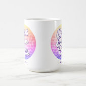 Beste Baas Ooit | Kleurrijke Disco Bal | Aangepast Koffiemok (Center)