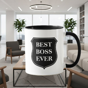 Beste baas ooit koffie-mok met prijsopgave mok