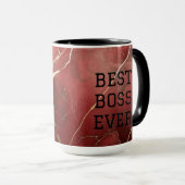 "Beste baas ooit"  koffie / thee Mok (Voorkant rechts)