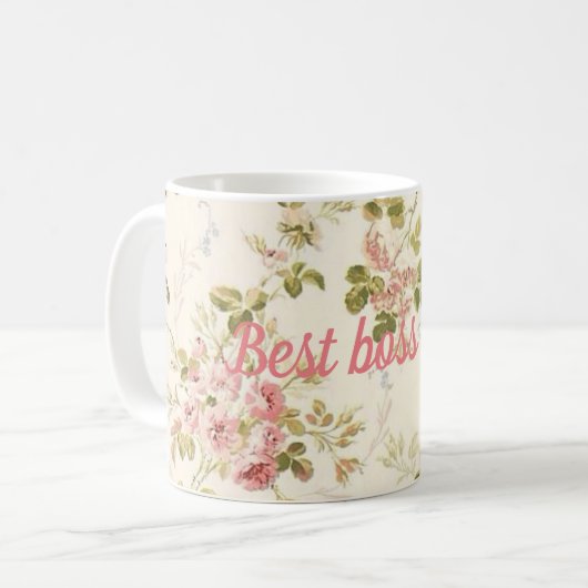 Beste baas ooit koffiemok (Voorkant links)