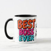 Beste baas ooit Lady Boss Graffiti Mok (Links)