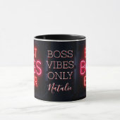 Beste baas ooit Neon Lights en Quote Mok (Midden)