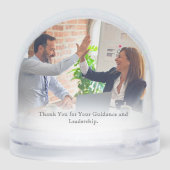 Beste baas ooit ondernemers Afbeelding leiderschap Sneeuwbol (Achterkant)