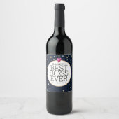 Beste baas ooit pensioen WIJN LABEL Etiket (Voorkant)