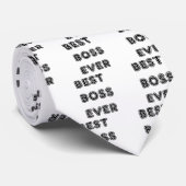 Beste Baas Ooit Stropdas (Opgerold)