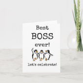 Beste baas ooit, Waardering Kaart, Schattige Kaart (Voorkant)