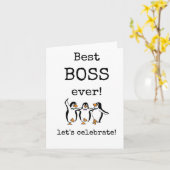 Beste baas ooit, Waardering Kaart, Schattige Kaart (Gele Bloem)