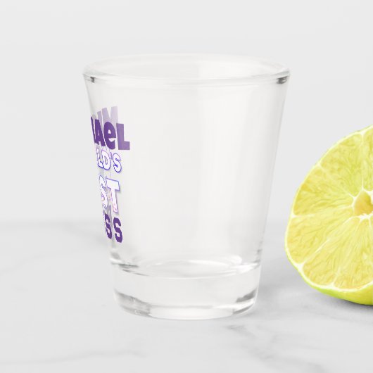 Beste baas ter wereld Bedankt voor je aangepaste n Shot Glas (Rechts)