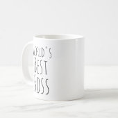 Beste Baas Ter Wereld Koffiemok (Voorkant links)