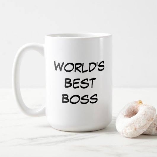 Beste Baas Ter Wereld Koffiemok (Met donut)