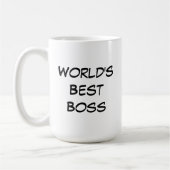 Beste Baas Ter Wereld Koffiemok (Links)