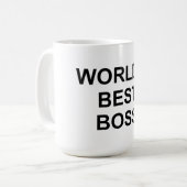 Beste Baas van de Wereld Koffiemok (Voorkant links)