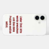 "Beste baas, word alsjeblieft volwassen..." Case-Mate iPhone Case (Achterkant (horizontaal))