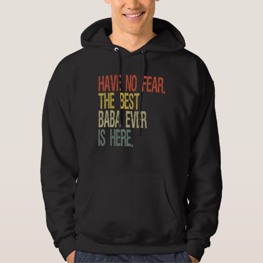 Beste Baba Ever Hoodie (Voorkant)