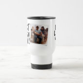 Beste Baba Ooit moderne foto Vaderdag Koffie Reisbeker (Center)